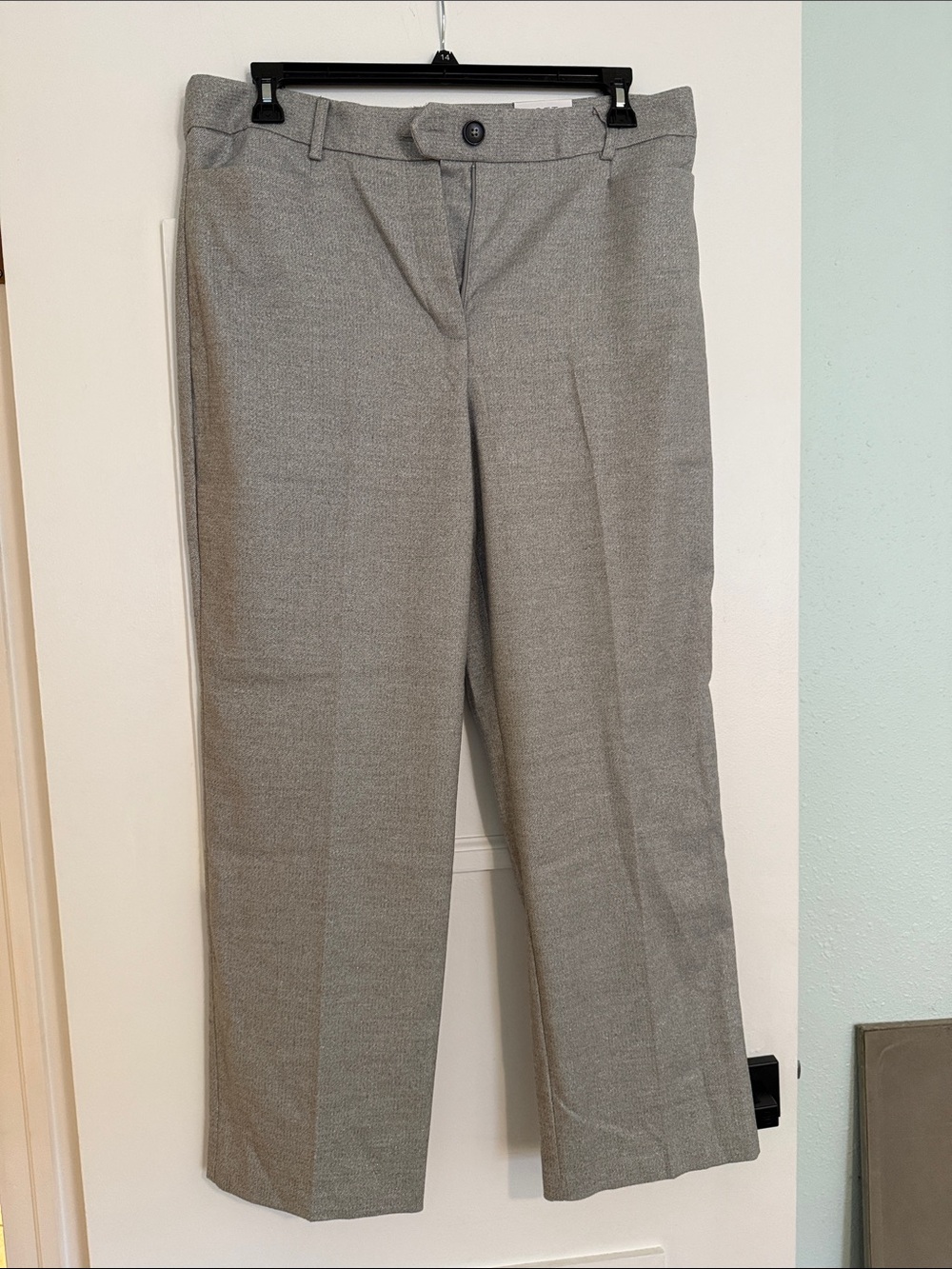 Loft Parker Straight Pants in Shimmer Herringbone size 14 NWT